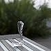 Briiith Acrylic Toothbrush Holder,Ring Dish Stand for Bathroom Vanity Countertops-Clear,White,Nature