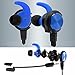 Wired Gaming Earphone with Detachable HD mic for PS4, Laptop Computer, Cellphone,JEZOMONY E-sport Earburds with Portable Earphone Bags, in-ear Headphone, Inline Controls for Hands-free Calling (Blue)thumb 1