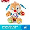 Fisher-Price Laugh & Learn Smart Stages Puppy - UK English Edition, infant plush toy with music, lights and learning…
