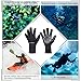 Neoprene Gloves Diving Wetsuit Gloves Anti-Slip Flexible Thermal with Adjustable Waist Strap for Snorkeling Scuba Diving Spearfishing Surfing Kayaking Rafting Sailing All Watersports (Black, S)