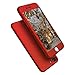 iPhone 8 Plus Case,iPhone 7 Plus Case, AnsTOP Thin Exact-Fit 360 Full Body Case Coverage Protective Dual Layer iPhone Hard Case with Tempered Glass Screen Protector For iPhone 8 Plus / 7 Plus(Red)