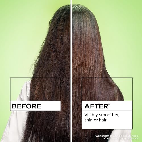 Garnier Fructis Sleek & Shine Anti-Frizz Serum, Frizzy, Dry, Unmanageable Hair, 5.1 fl. oz., 1