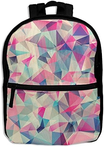 Abstract Geometric Pattern Casual Funny Backpack School Bag Kids School Book Bag