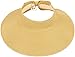 Simplicity Women's Straw Sun Visor Wide Brim UPF 50+ Roll-up Sun Visor Hat Beige