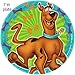 Scooby-Doo Party Supplies Pack Serves 16: Dessert Plates Beverage Napkins Cups and Table Cover with Birthday Candles (Bundle for 16)