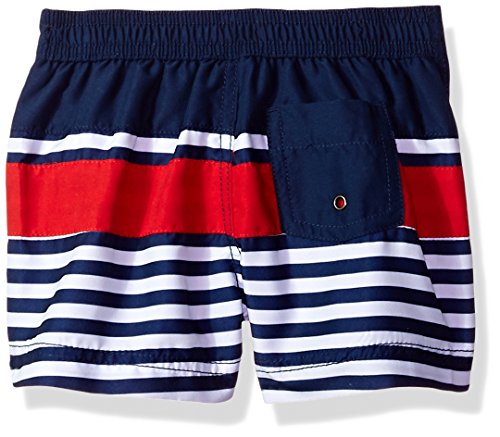 Kiko & Max Baby Boys Set With Short Sleeve Rashguard Swim Shirt, Patriot Crab, 18M