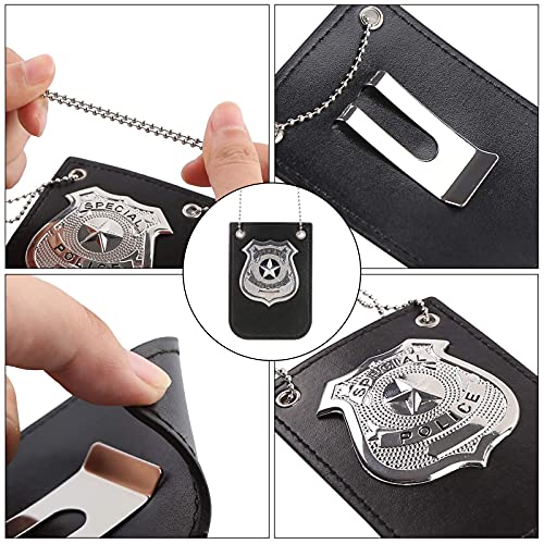 Shindel Police Pretend Play Toy Set, 2PCS Police Toys Kids Toy Handcuffs Halloween Costumes Kids Police Cosplay Birthday Party Gifts