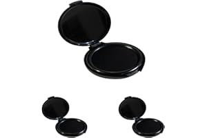 DUUPEAK Fingerprint Ink Pad 3 Pcs, Quick-Drying & Portable, for Office Notary Supplies, Identification Security ID & Law Enforcement Fingerprint Cards Stamp Pad (Black