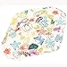 Wegreeco Reusable Menstrual Pads - Sanitary Pads and Panty Liners | Soft Cloth - 6 Pack with 1 Mini Wet Bag (Small, Mix Prints)