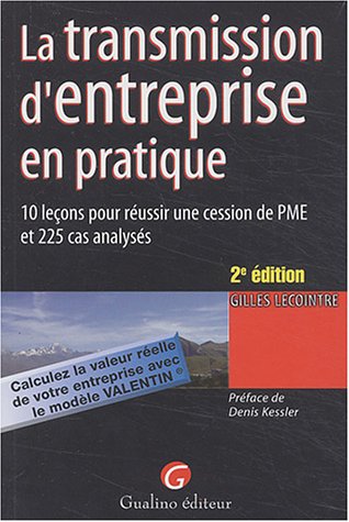 La transmission d'entreprise en pratique by (Paperback)