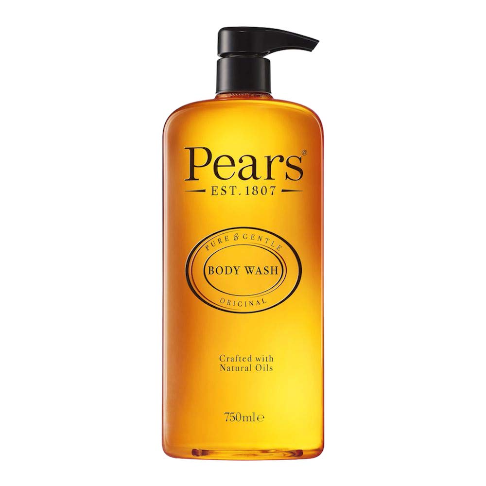Pears Pure & Gentle Body Wash - Soap-free Cleanser - Nourishing Gel with 98% Pure Glycerin & Natural Oils - for Glowing Skin 10x More Moisturiser - Beauty Bath for Moisturising Care - 750ml — image 1