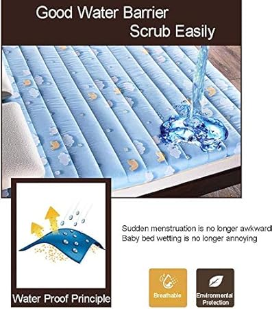cubrecolchón Almohada Dormir Tatami Suelo 90x200cm Tatami Colchón en el