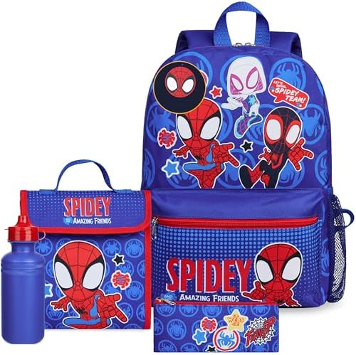 Amazon.com | Spider-Man Spiderman Backpack for Kids - Bundle with 11" Spiderman  Mini School Bag for Toddlers, Water Bottle, Stickers, More Small Backpack  for Boys | Kids' Backpacks