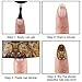 10 Sheets Fashion Art Nail Foil Transfer Stickers, Nail Decals Transfer Foil Box, DIY Decoration for Women and Kids, 10 Colors (Starry Sky Patterns)