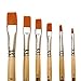 AIT Art Paint Brush Set - 15 Paint Brushes - Rounds, Flats - Handmade in USA for Trusted Performance with Oil, Acrylic, and Watercolor - Includes Canvas Brush Holder