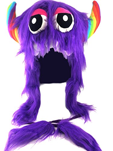 Monster Hat Rainbow Horns (purple): Buy 