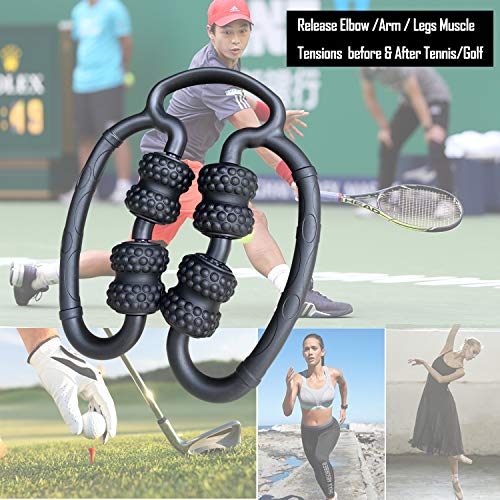 Zealtop Leg Rollers Foam Massage Roller Stick Hand held Muscle Roller