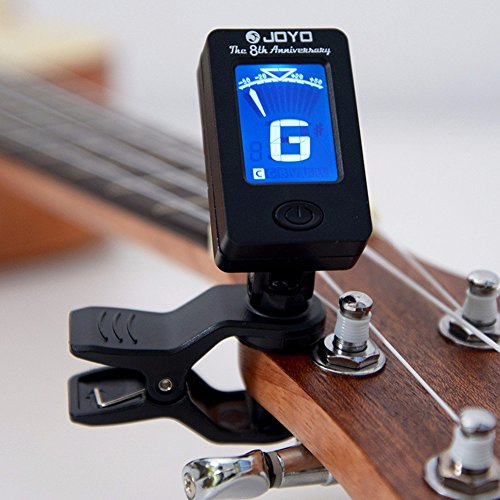 image for Zhoule Guitar Clip Tuner 2 Pack , 360 Degree Rotating Electronic Digit