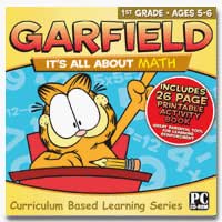 Amazon.com: Garfield Software/Workbook: It's All About Math 1st Grade