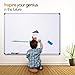 Dry Erase Board - White Board 48 x 36 Magnetic Dry Erase Board with Aluminum Frame, Large White Board Commercial Quality Wall Size White Board, Magnetic Board with 3 Erasers, 4 Markers and 12 Magnets