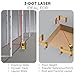 Johnson Level & Tool 40-6646 Self-Leveling 3 Dot Laser w/ 2 Plumb Dots and 1 Level Dot, 4.5