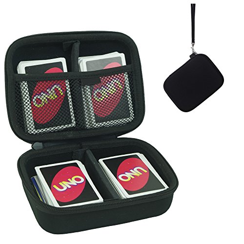 ANTS Hard Case for UNO Card Game fits up to 400 cards , for UNO Dare
