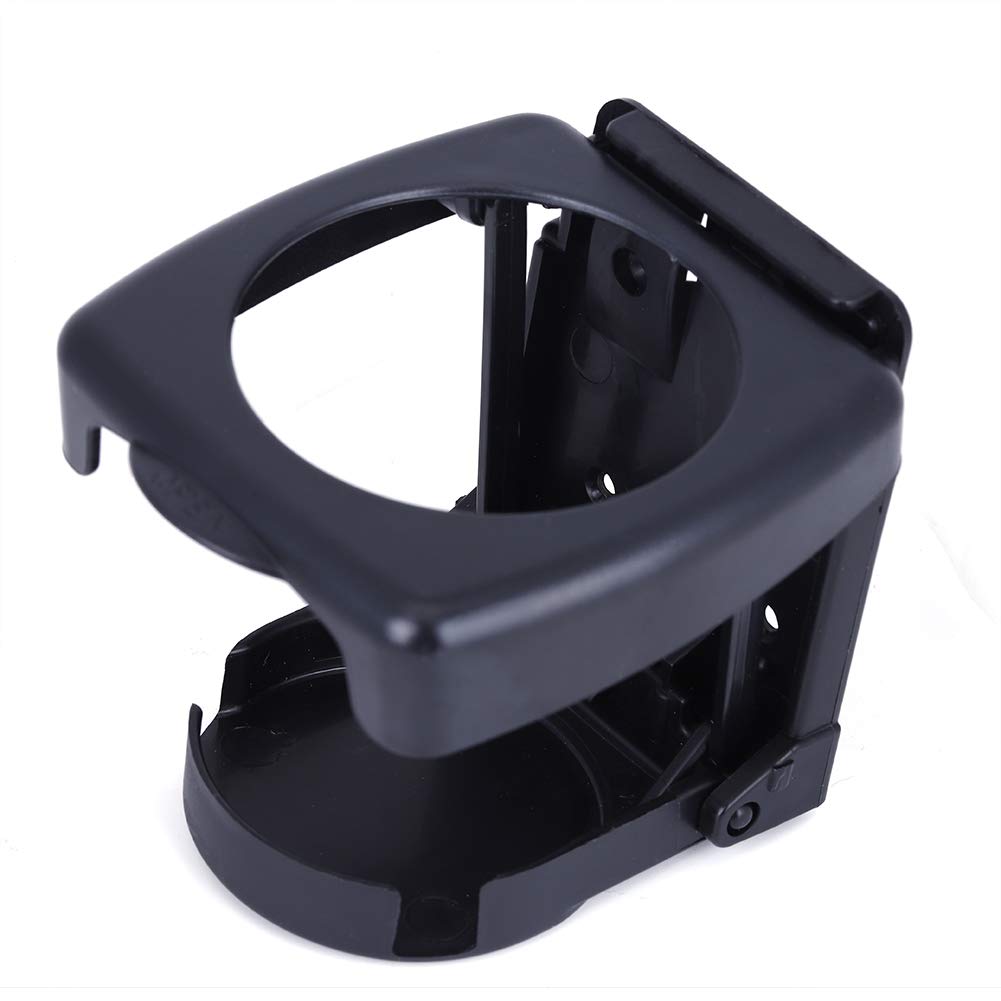 folding cup holder black + Car Cup Holder, Universal Adjustable Auto Folding Drink Bottle Holder for Marine Boat Caravan Car Trucks RVs