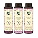Organic 100% Vegan Shampoo, Conditioner & Shower Gel Body Wash Set by ecoLove (3 x 17.6 oz.) | blueberry, grape & lavender For colored and very dry hair