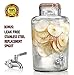 Durable Glass Beverage Drink Dispenser with Locking Clamp Lid - 2 Gallon - Stainless Steel Leak Free Spigot Included - Home Bar & Party Thick Glass Jug Centerpiece - Nantucket