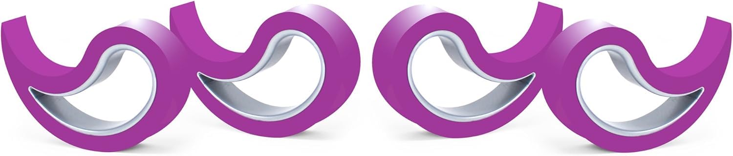 Stoppy, Stoppi, doorstopper, windowstopper, Stopper, Set of 4 Available in 14 Colours (Purple)