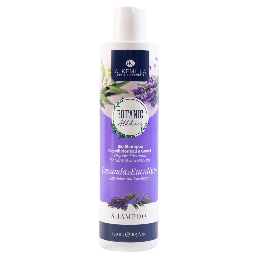 Alkemilla Bio Shampoo Lavender Eucalyptus, Transparent, 250 Milliliters