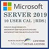 Server 2019 10 CAL Extern bureaublad-gebruikerslicentie | Licentie voor detailhandel | Met factuur | Licentiegegevens en…