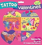 Peaceable Kingdom / Butterfly Temporary Tattoo Valentine Cards