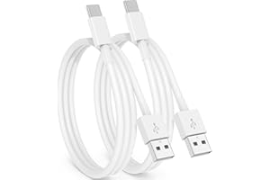 DELONI 2Pack Car Carplay Cable for iPhone 15 15 Pro Max 15 Plus Car Charger, USB to USB C Cable 6.6FT for Car Charger Adapter, Carplay USB C Cord Accessories Charging for iPad 10th Gen/iPad Pro Air 5th/Mini
