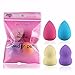 4PCS Pro Beauty Flawless Makeup Foundation Puff Multi Shape Sponges Blender