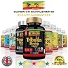 Tribulus-Terrestris-Strong-capsules-Maximum-SAFE-95-Saponins-with-High-Potency-1500-mg-per-tablet-Muscle-Growth-Mass-Strength-Stamina-Supplements-for-Men-Made-in-the-UK-GMP-Certified Tribulus Terrestris Strong Capsules | High Strength Muscle Mass Supplements for Men | Maximum SAFE 95% Saponins Per…