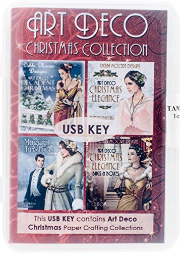 Debbi Moore Designs - DMUSB07 - Art Deco USB Key Compendium Paper Craft Collection