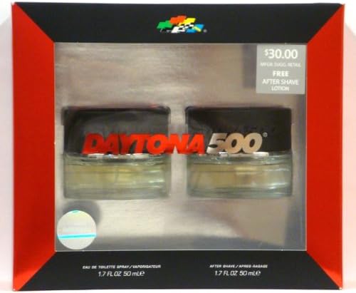 Daytona 500 Gift Set Eau De Toilette Spray 1.7 Oz, After Shave 1.7 Oz