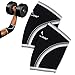 AEOLOS Compression Elbow Sleeves(Pair), 5mm Neoprene Elbow Barces for Weightlifting Powerlifting Tennis Golf and Basketball (Medium, Black)