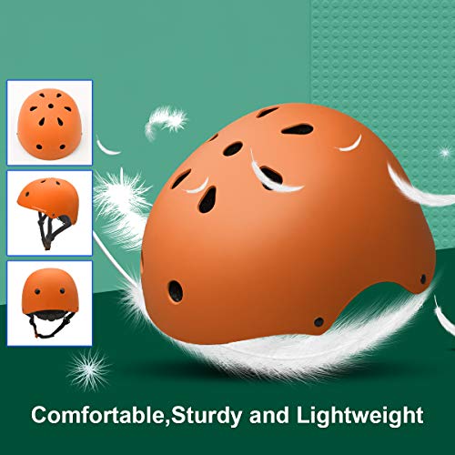 image for KORIMEFA Kids Bike Helmet Toddler Helmet Adjustable Multi-Sport Helmet