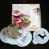 Christmas Cookie Cutter Stencil Set