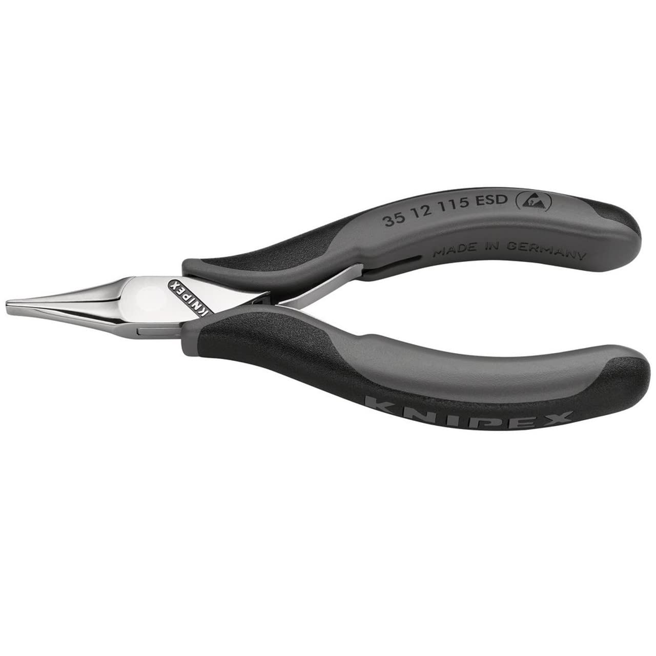 Knipex 37066 Flat Jaw Antistatic Plier, 115 mm Length