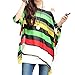 JFDWOPHT Boho Chiffon Tunic Blouse Shirt Loose Batwing Tops for Women