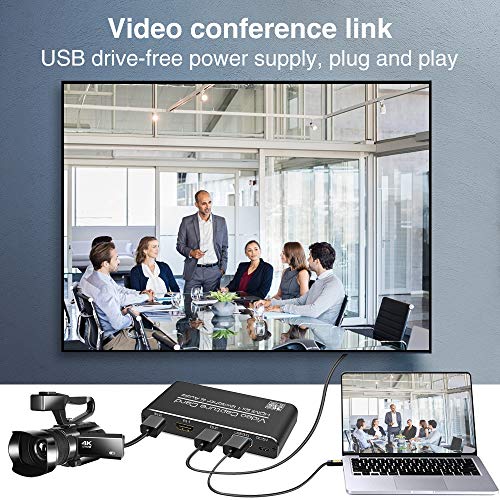 Capture Card, HDMI 2×1 switcher & Audio Video Capture Cards High