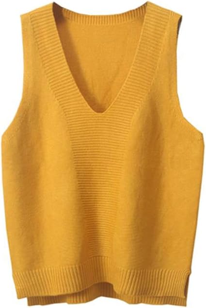 Amazon Debangniレディース ニット ベスト チョッキ ニット Vネック ニット カットソー ベスト レディース 学院風 可愛い ニット ベスト おしゃれ カジュアル ベスト ベスト 通販