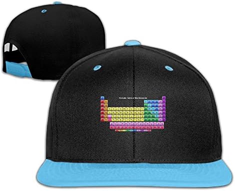 Periodic Table Of Elements Adjustable Unisex Hip Hop Cap Stylish Mesh Cap For Children One Size