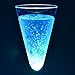 GlowCity Light-Up Plastic Champagne Flutes - LED Glow-in-the-Dark Party Glasses - Multiple Color Set of 12, FDA Approved, Batteries Included