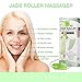 Jade Roller, Gua Sha Tools, Jade Roller for Face, Gua Sha Scrapping Tool -Deluxe Facial Massager for Brighter Skin, Natural Anti Aging Therapy, Eye Roller - Quarts Roller - Skin Rollers, Best SPA Tool