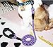 BAAPET 2/4/5/6 FT Dog Leash with Comfortable Padded Handle and Highly Reflective Threads for Small Medium and Large Dogs (5FT-1/2'', Purple)