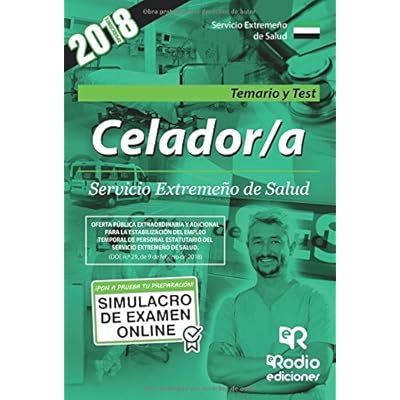 Celador/a del Servicio Extremeño de Salud. Temario y Test